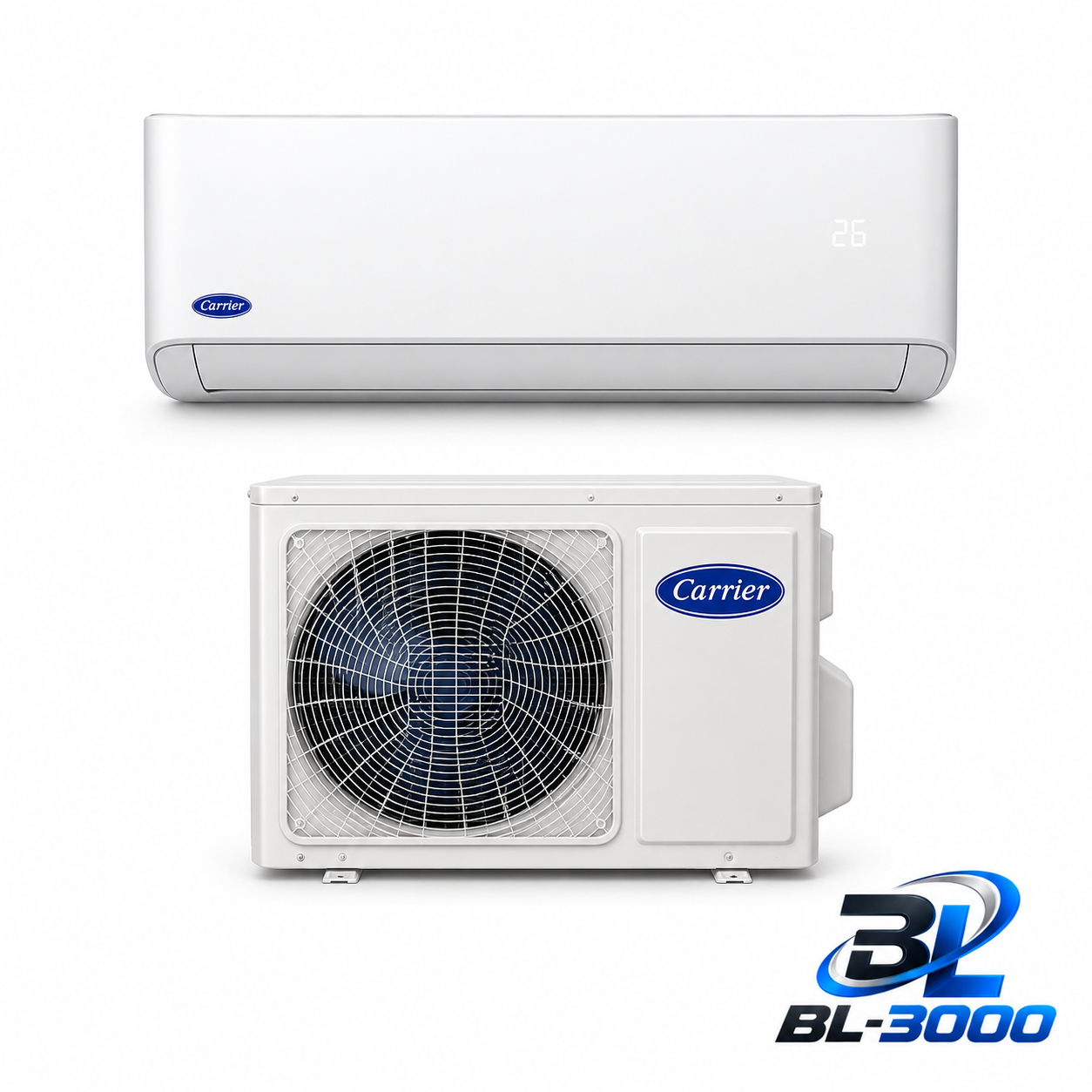 Carrier Mural Split Inverter 18 000 BTU R32 – Chaud / Froid