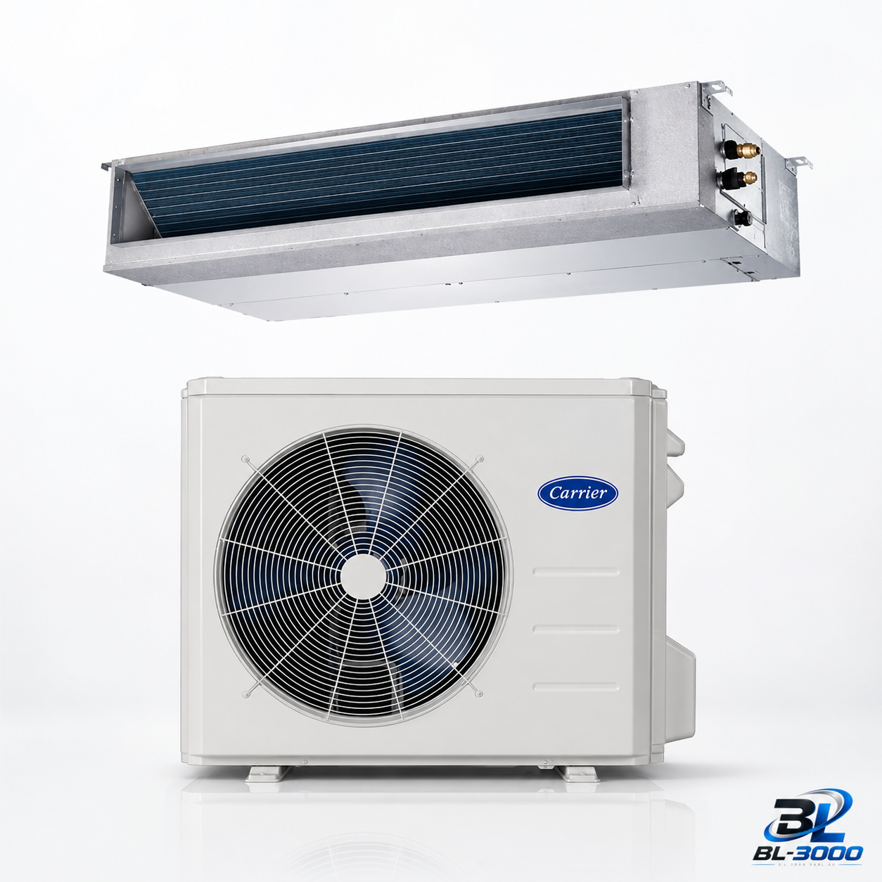 Climatiseur Gainable Carrier Inverter 12 000 BTU R32 – ChaudFroid