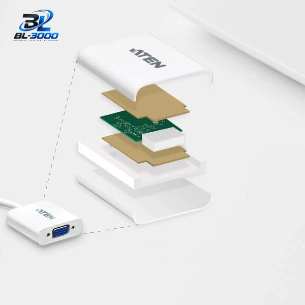 Adaptateur DisplayPort vers VGA - Vue 3