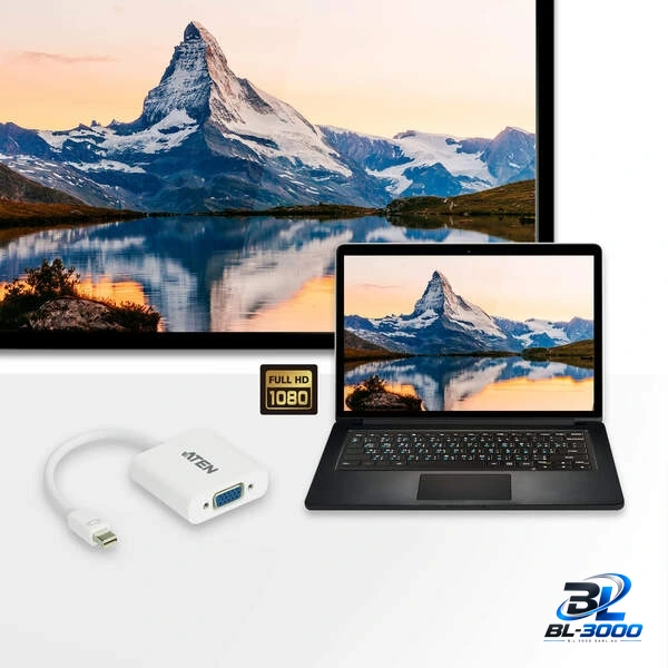 Adaptateur Mini DisplayPort vers VGA - Vue 2