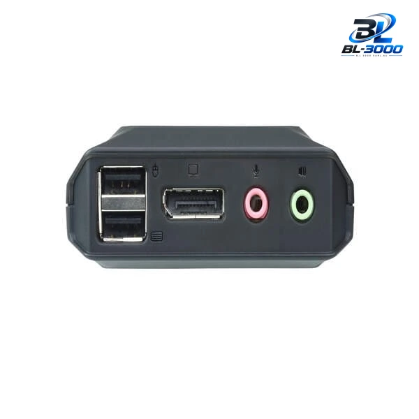 Commutateur KVM avec DisplayPort USB à 2 ports - Vue 3
