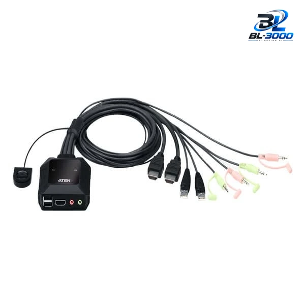 Extender KVM HDMI 4K USB à 2 ports
