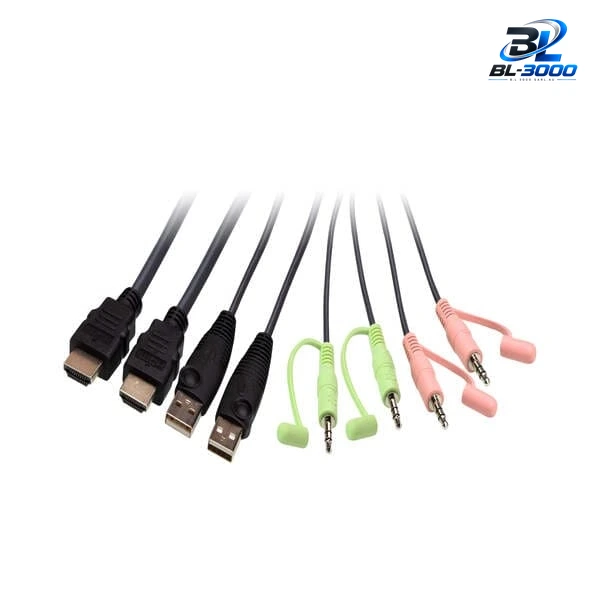 Extender KVM HDMI 4K USB à 2 ports - Vue 2
