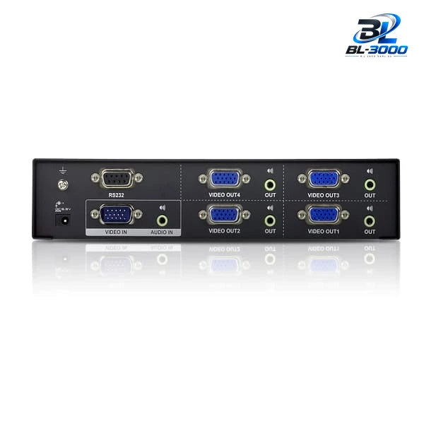 Splitter VGA/Audio 4 ports (450MHz) - Vue 2