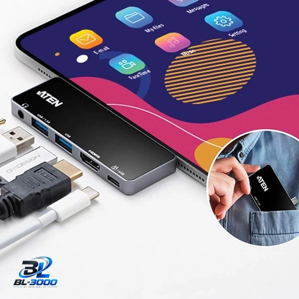 Station d’accueil de voyage USB-C avec transfert de puissance - Vue 2