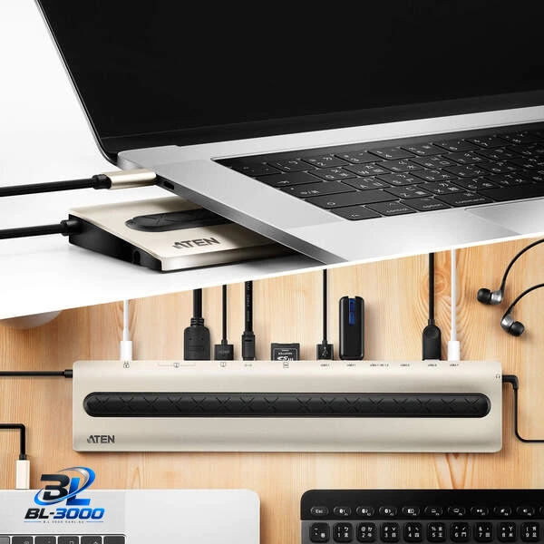 Station d'accueil multiport USB-C 4K avec transfert d'alimentation - Vue 5