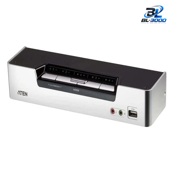 Swicth KVMP USB HDMI/Audio à 4 ports