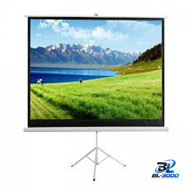 Ecran de projection sur trépied 2x2m