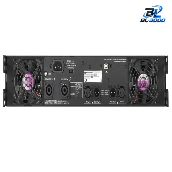Amplificateur de puissance DSP 2 x 1400 W - Vue 2