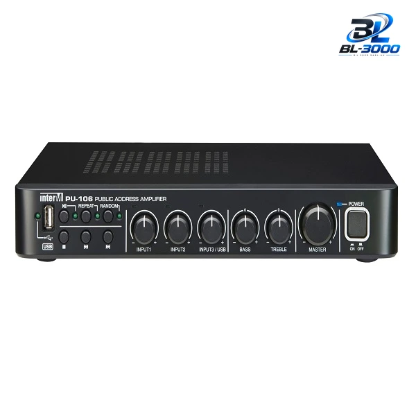 Amplificateur mélangeur  30 W compact avec lecteur USB
