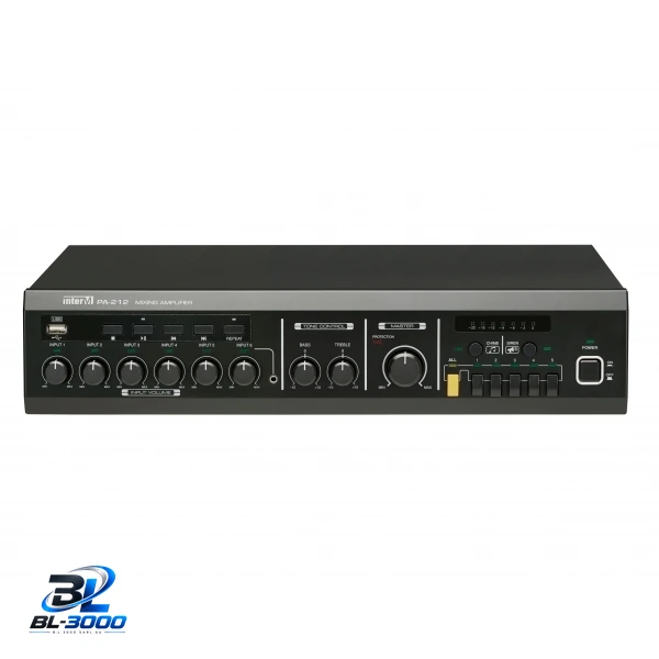 Amplificateur mélangeur 60 W 5 zones avec lecteur USB