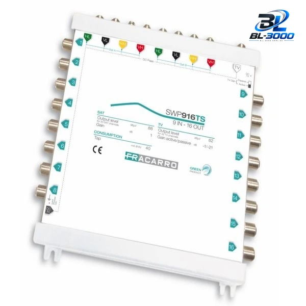 Multiswitch compact 9E (8sat + 1ter) / 16S