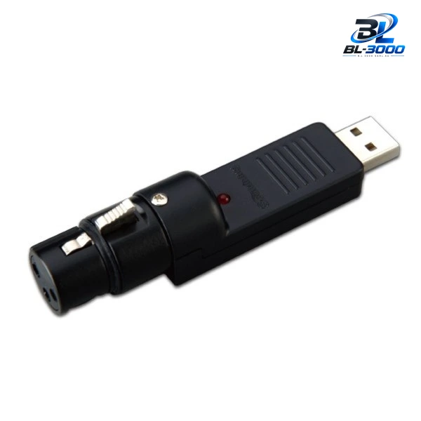 Adaptateur connecteur XLR femelle vers USB