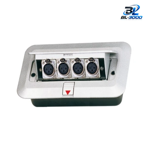 Boite de sol 4 XLR F